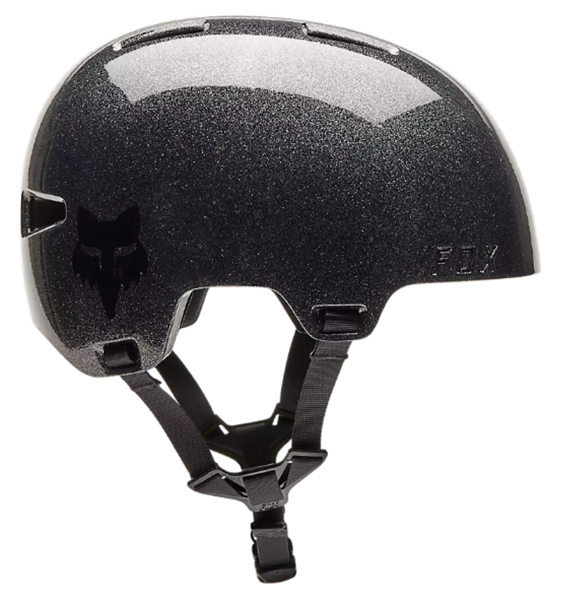 Fox Racing Flight Helmet in Silver Metal-1
